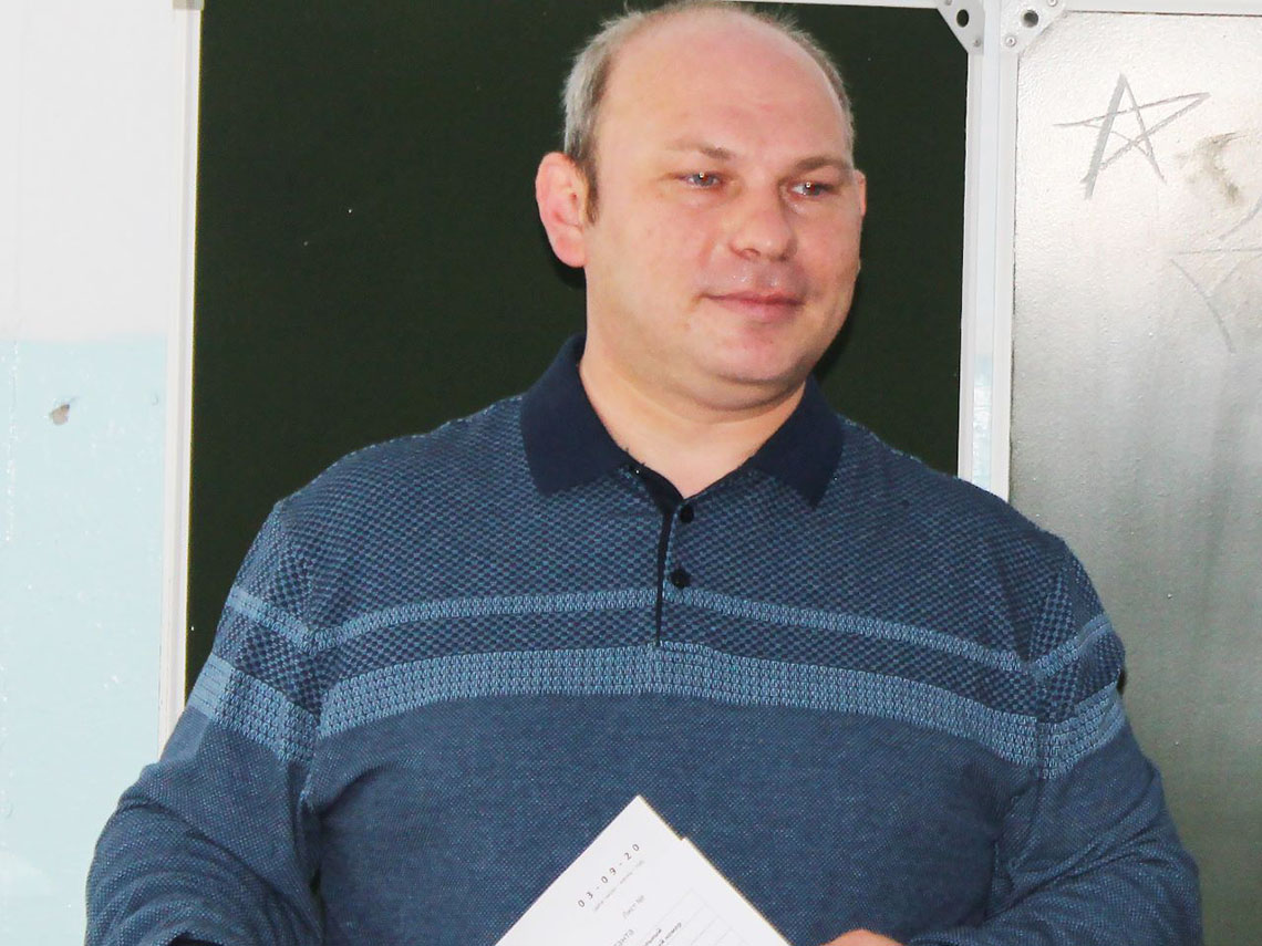 Андрей Тимашков, учитель истории